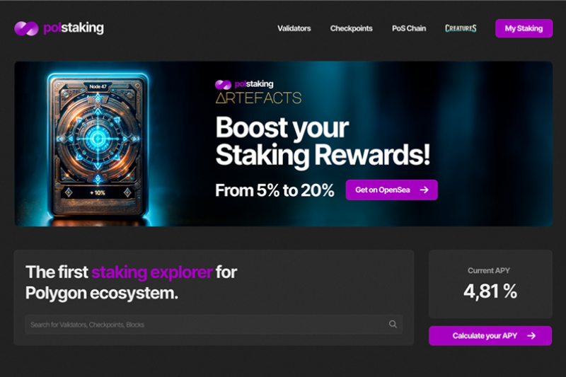 PolStaking - Staking Explorer for the Polygon Ecosystem